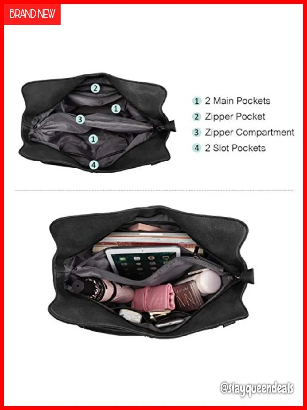 Concealed Carry Hobo Purse Women Faux Leather Crossbody Shoulder Bags Large